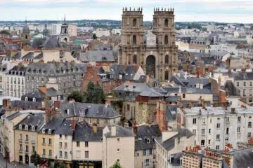 La vue des monuments historiques de Rennes
