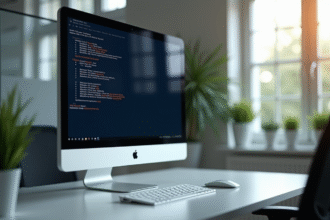 Ecran d'ordinateur Windows affichant la commande d'extinction